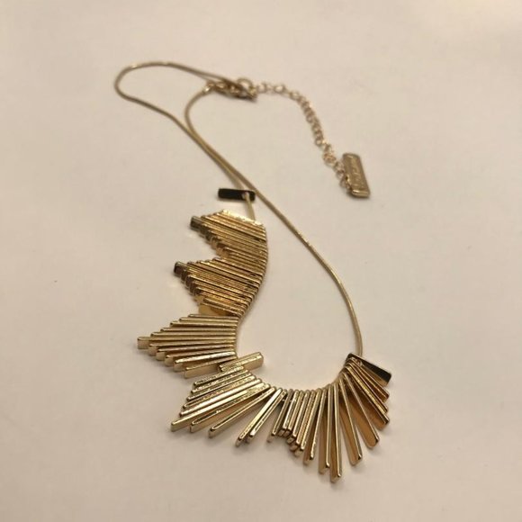 ROCKSBOX "SLATE" Gold-Tone Dangles Necklace - Picture 9 of 9